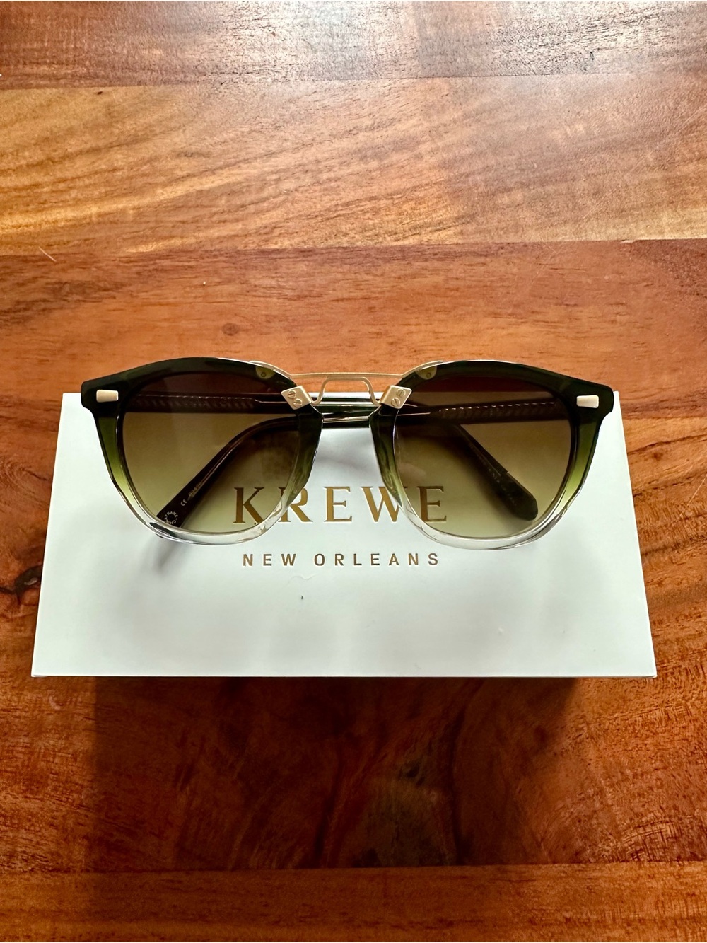 KREWE BEAU II - Poblano 18k Sunglasses